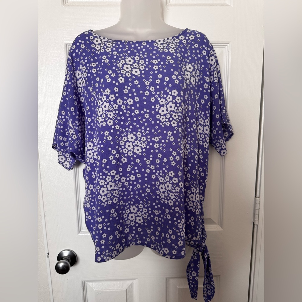 MMK Purple Floral Blouse